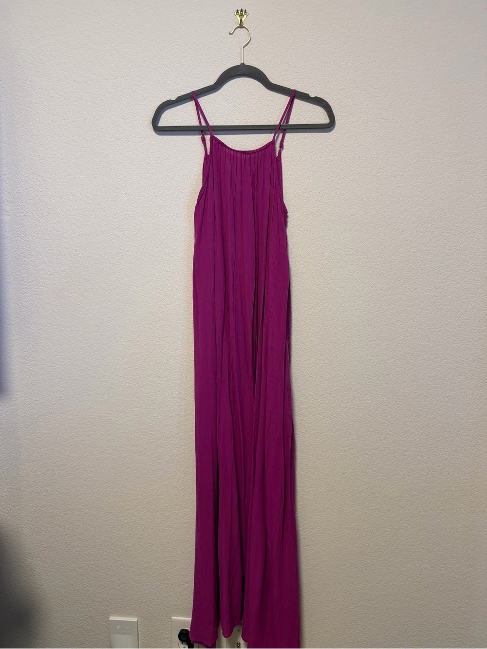 a new day Magenta Spaghetti Strap Maxi Dress